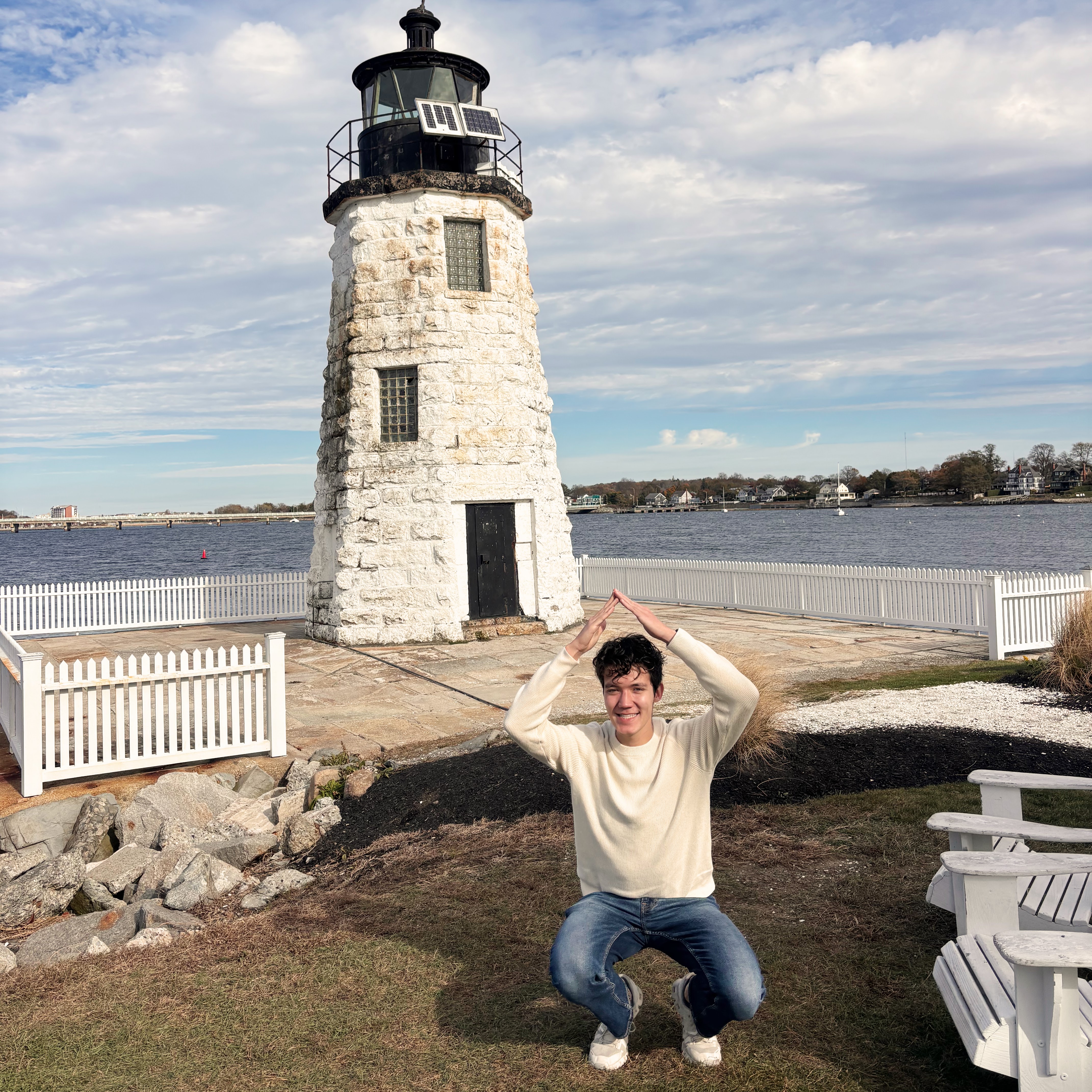 Ralph at the lighthouse